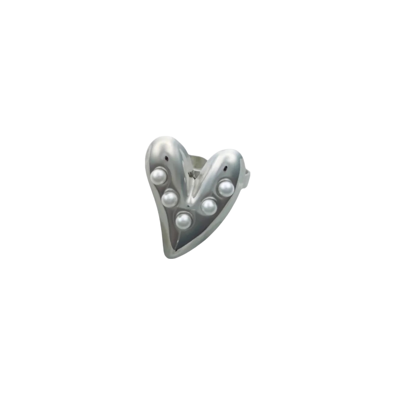 Pearl Heart ring