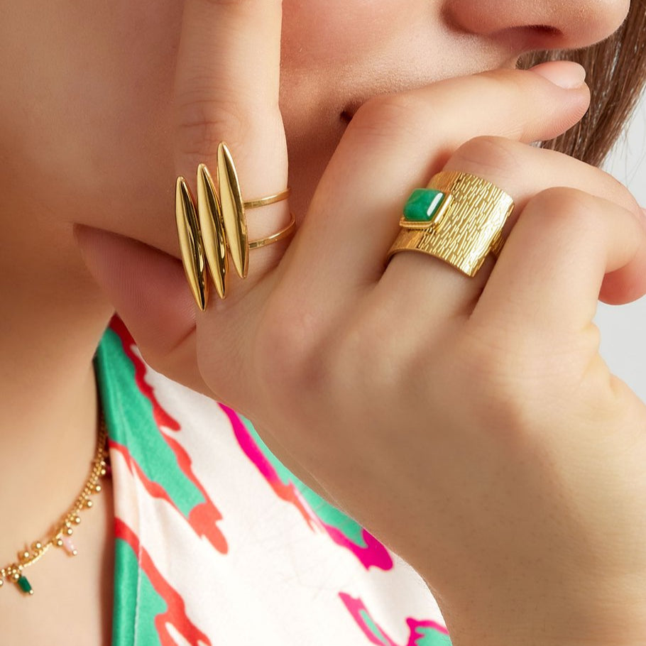 Triple Wave Ring
