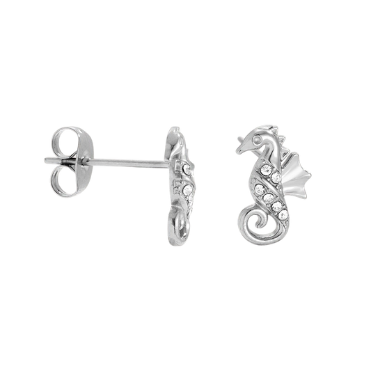 Ocean Seahorse Studs