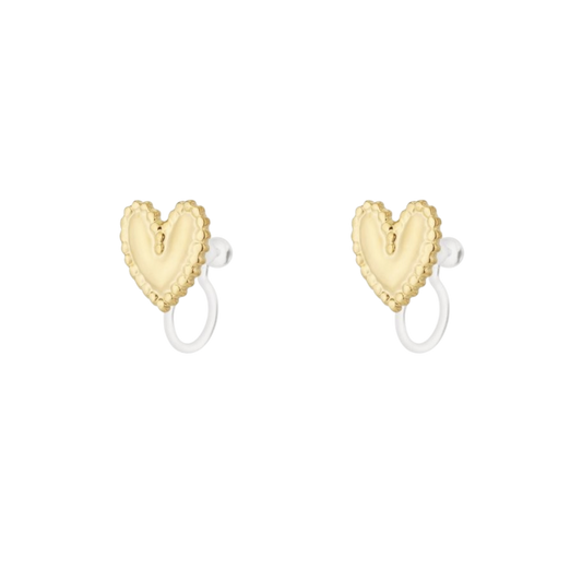 Lovely Heart Clip Oorbellen