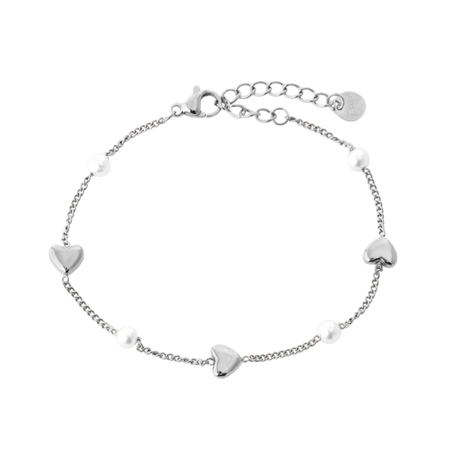Pearl Heart Armband
