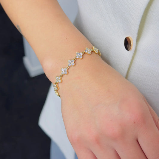 Luxe Clover Armband