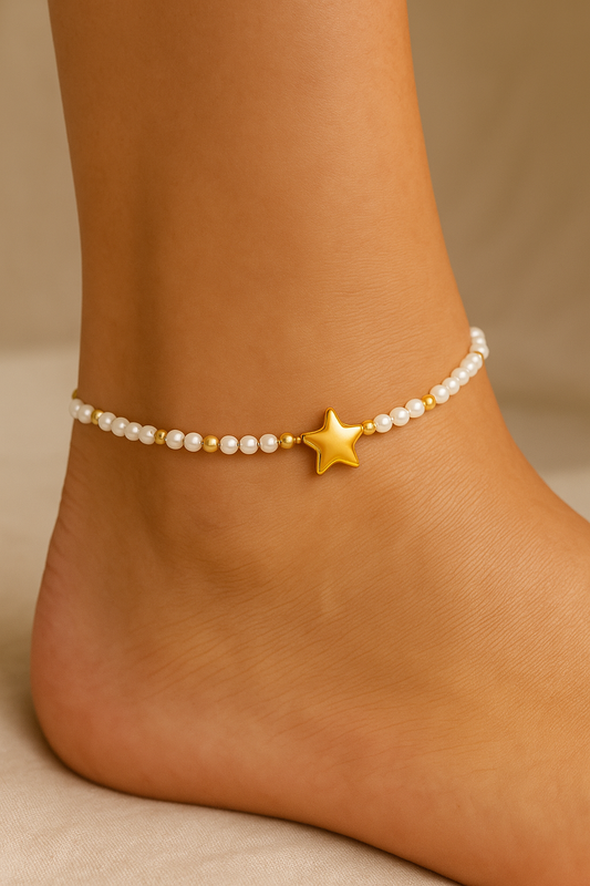 Stellar Pearl Enkelbandje