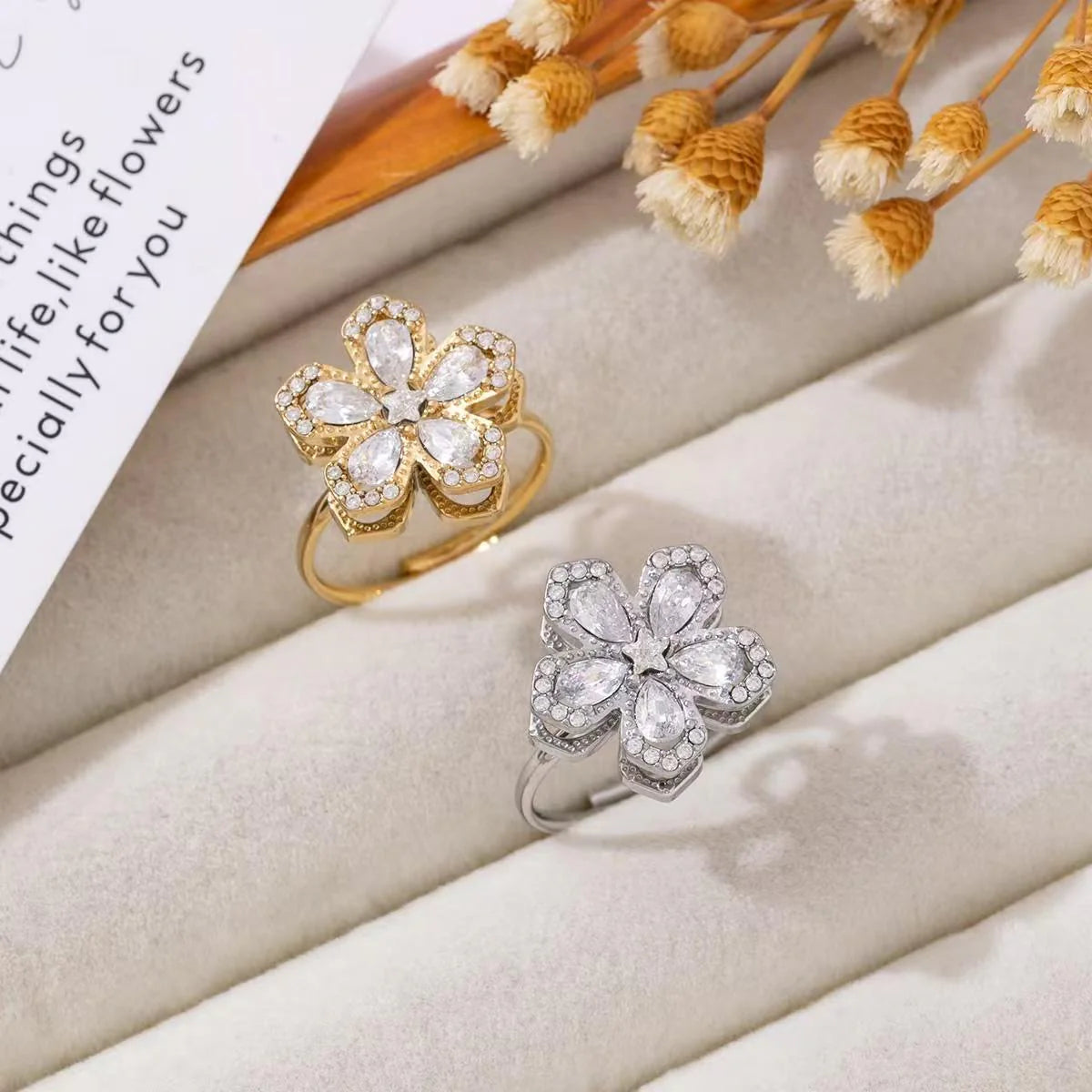 Bloom Spin Fidget Ring