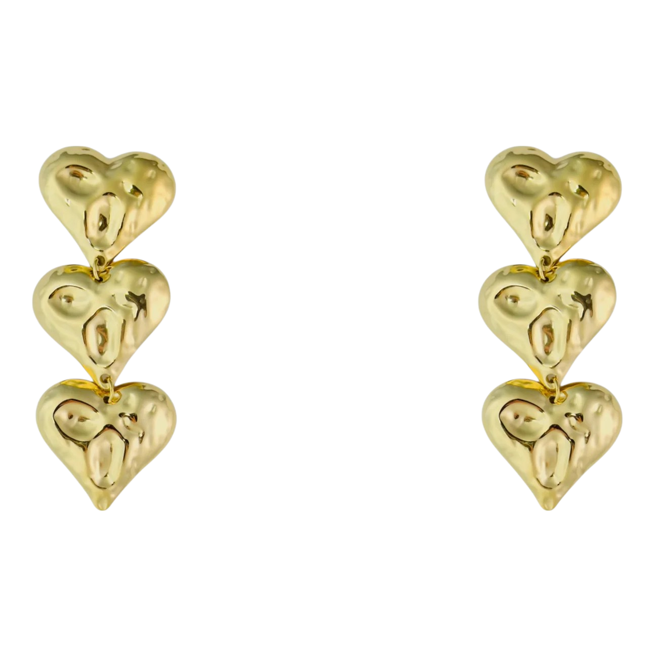 Triple Heart oorbellen
