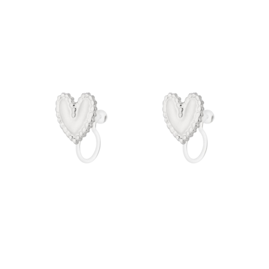 Lovely Heart Clip Oorbellen