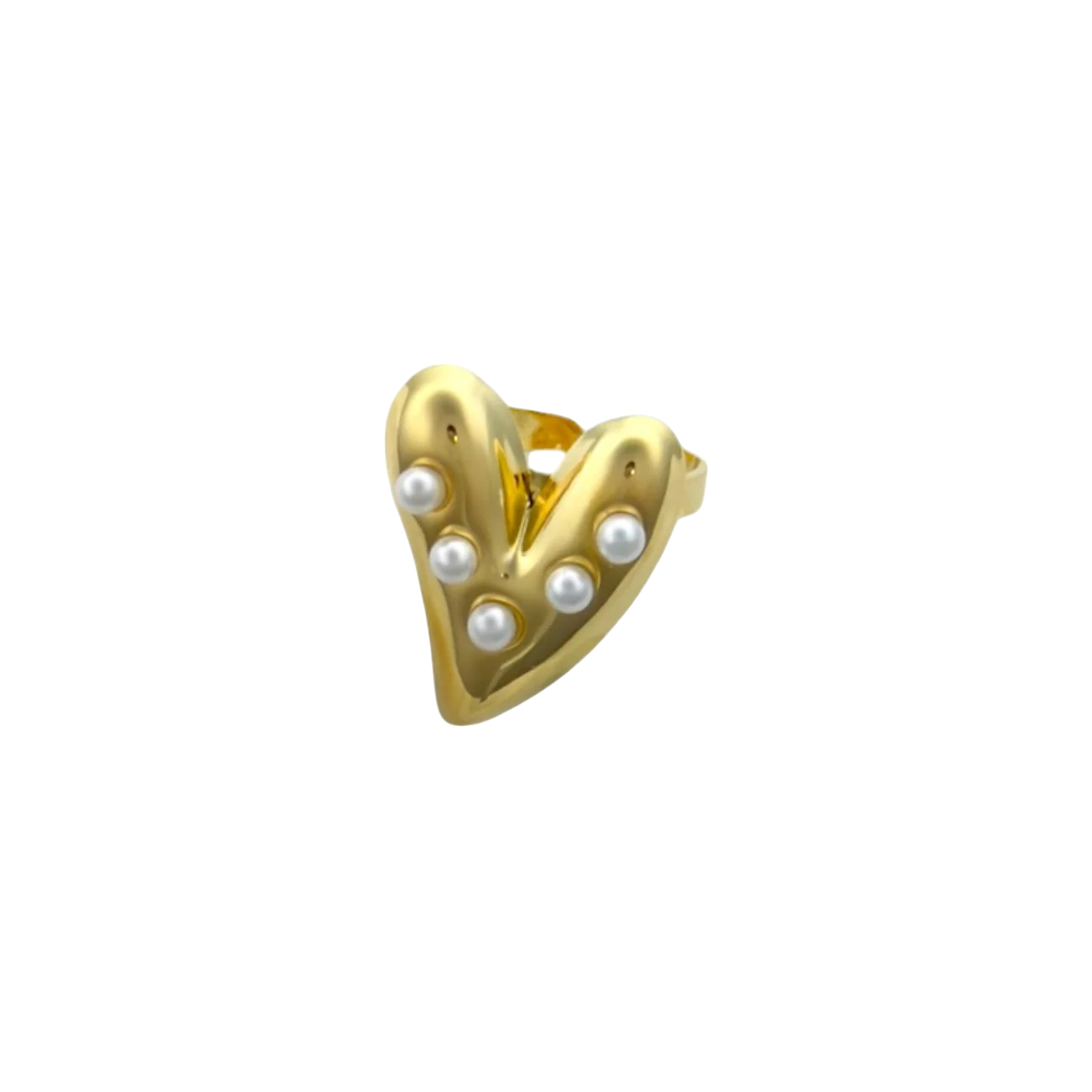 Pearl Heart ring