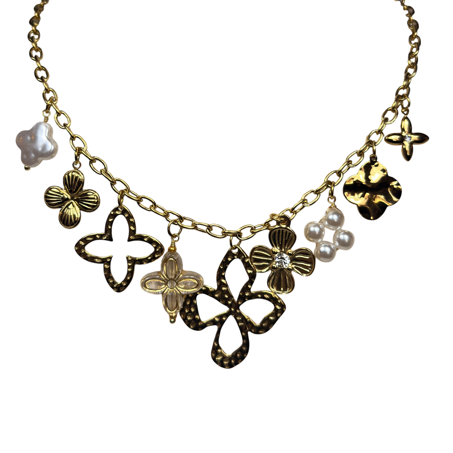 Floral Mix Bedel Ketting