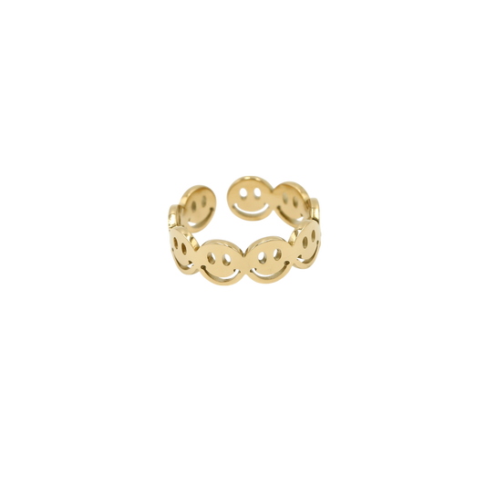 Smiley Loop Ring