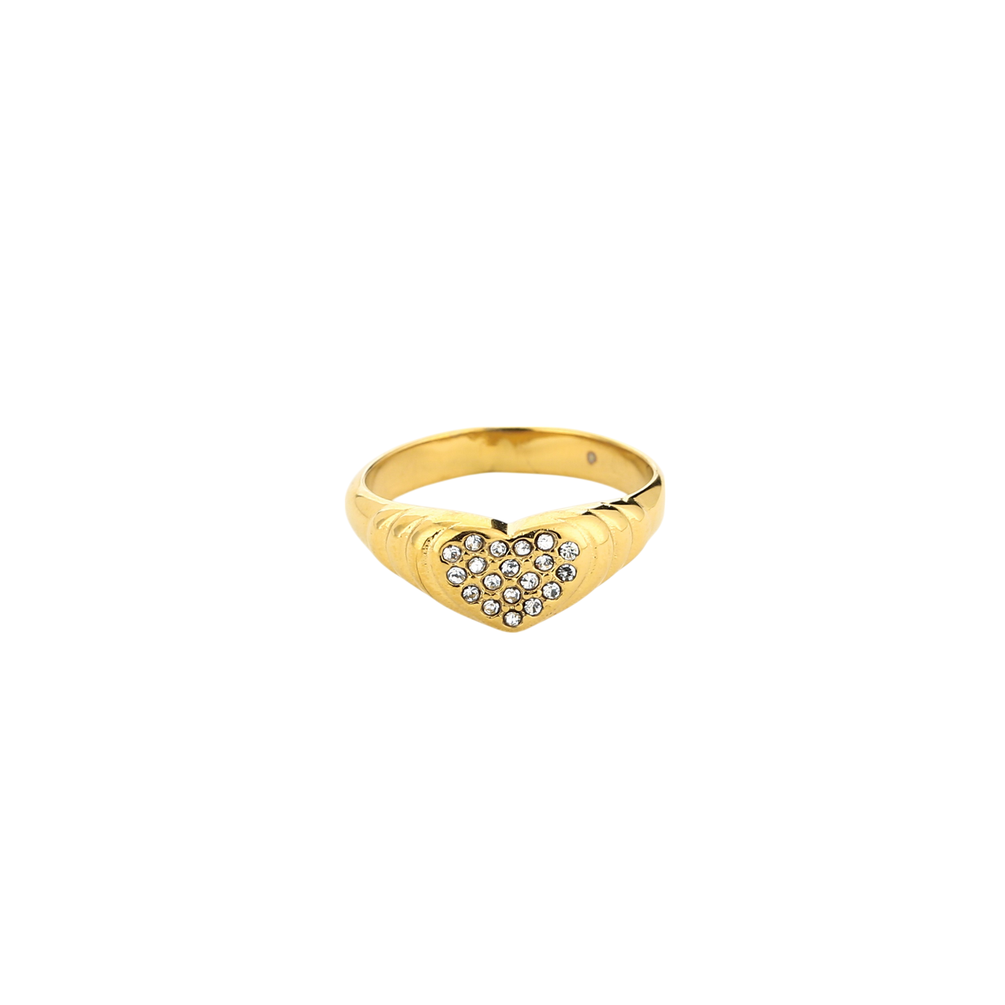 Sparkling Heart Ring