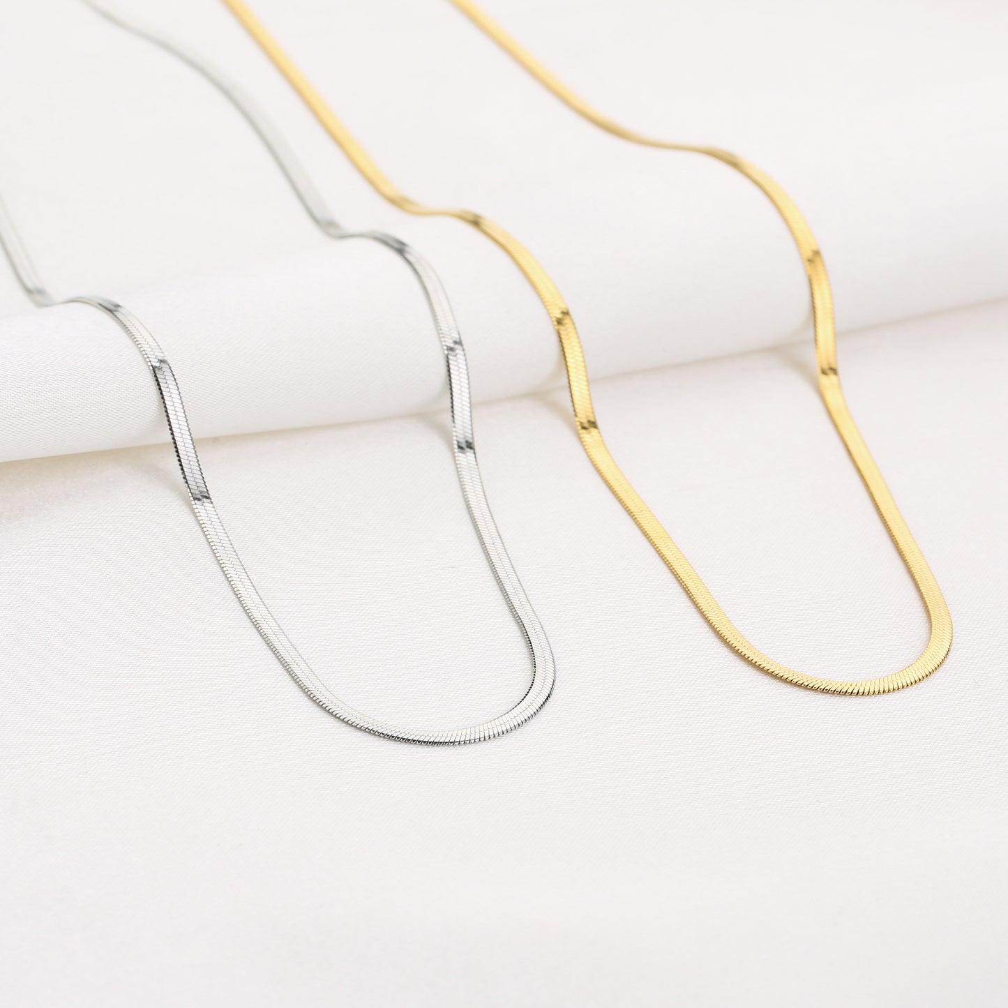 Flat Snake Ketting 40 cm