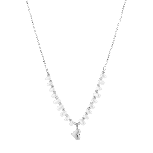Pearl Heart Ketting