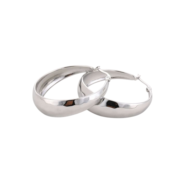 Bold Oval Hoops