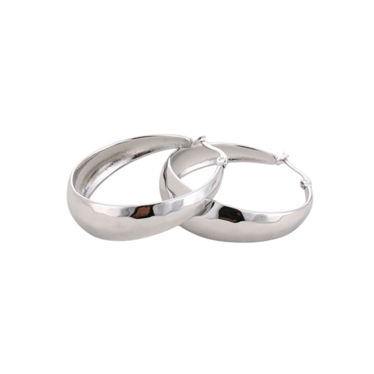 Bold Oval Hoops