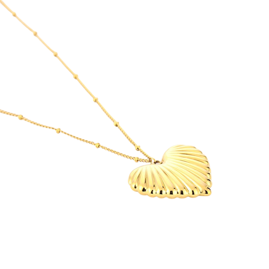 Shell Heart Lange Ketting