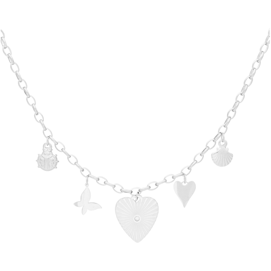 charm-ketting-hart-vlinder-schelp-lieveheersbeestje