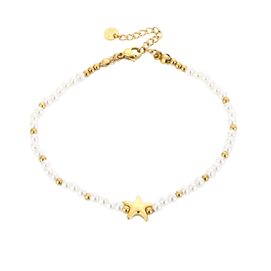 Stellar Pearl Enkelbandje