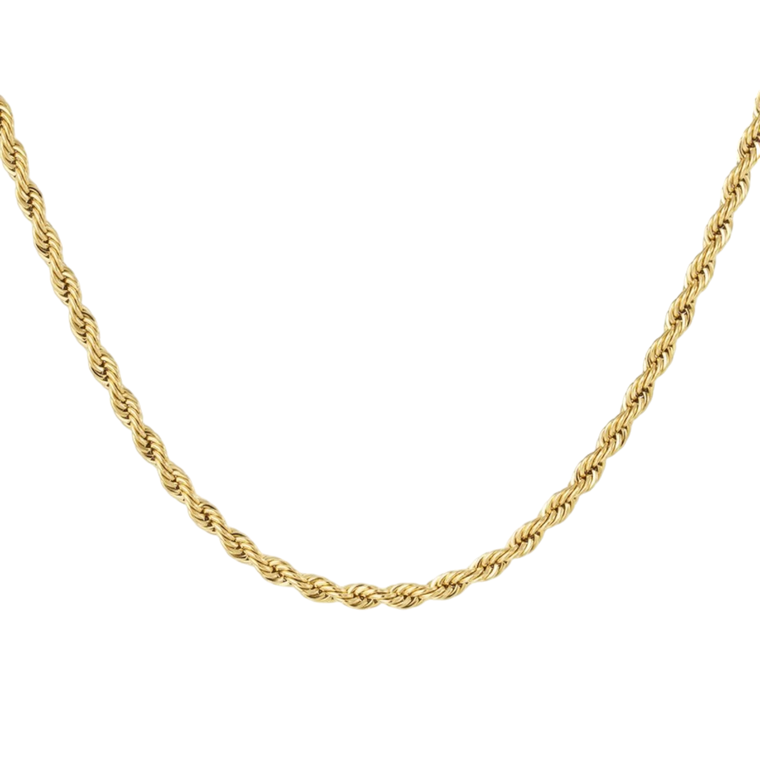 Rope Chain Ketting van roestvrijstaal met gedraaide schakels
