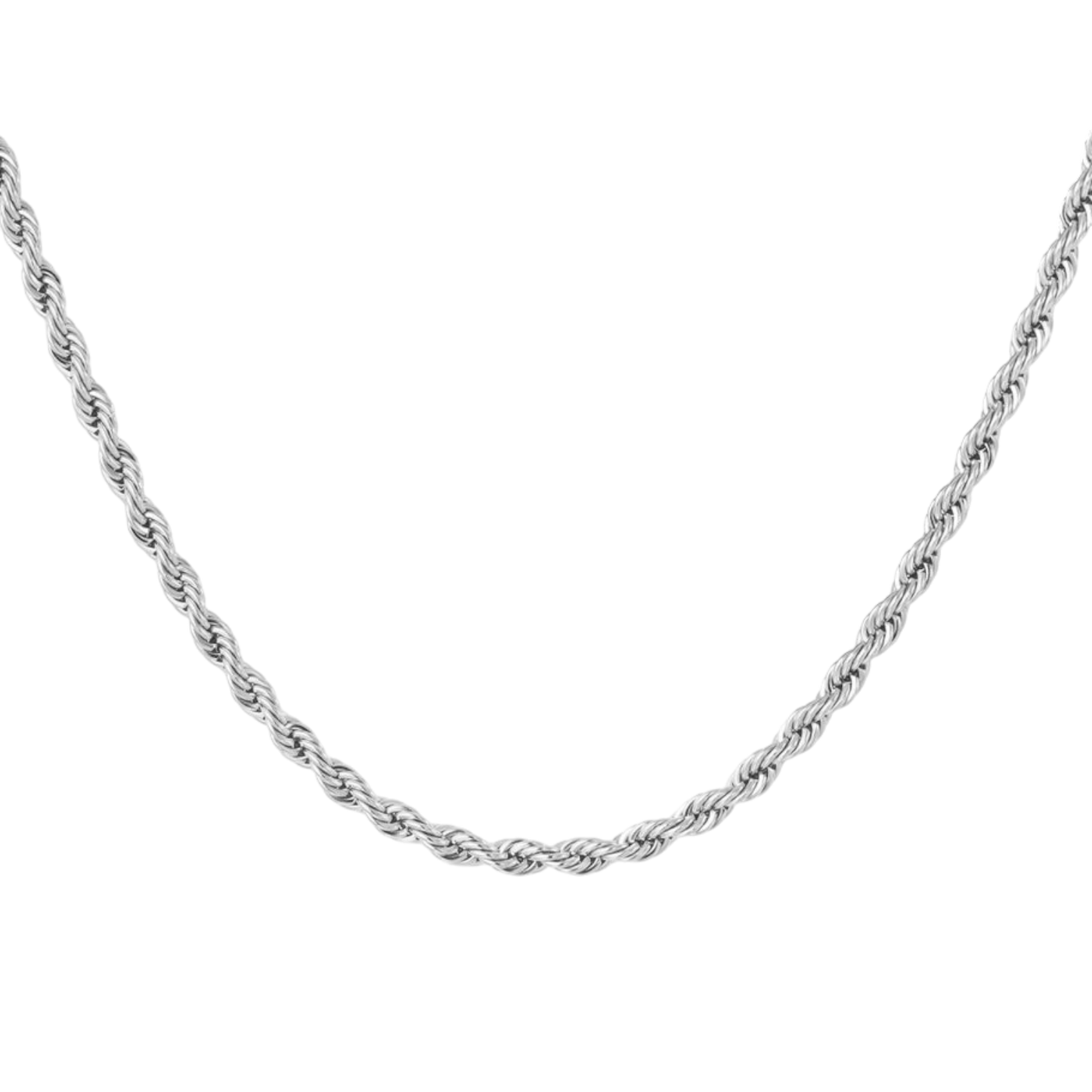 Rope Chain Ketting van roestvrijstaal met gedraaide schakels