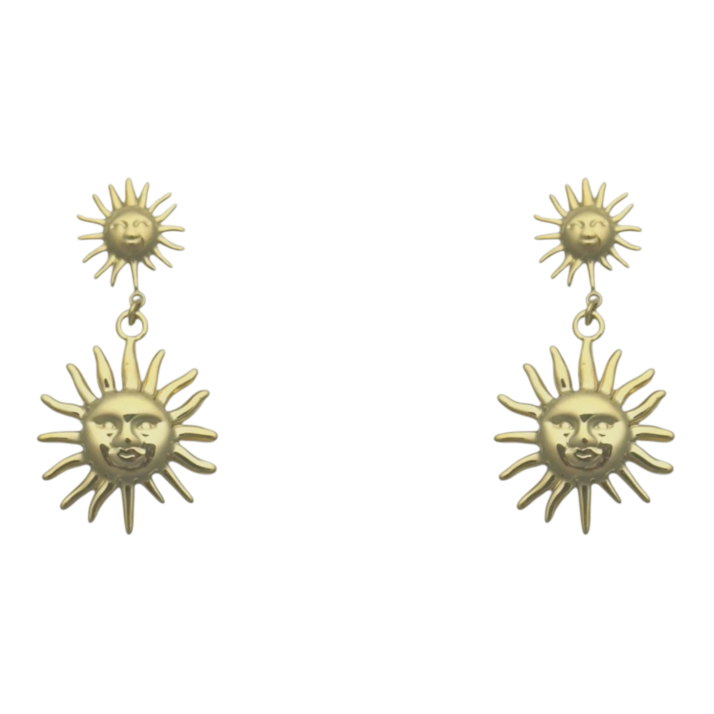 Golden Sun Oorbellen