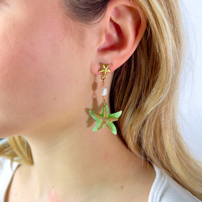 Seastar Pearl Oorbellen