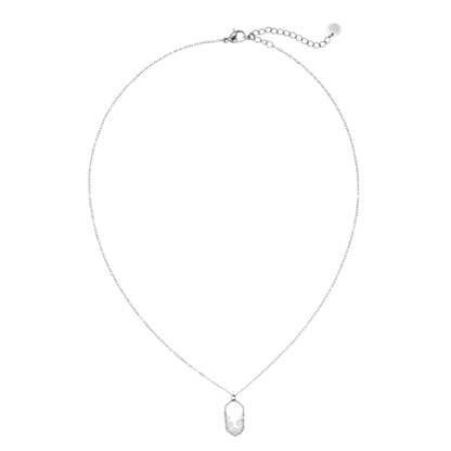 Rosy Gem Hexagon Ketting