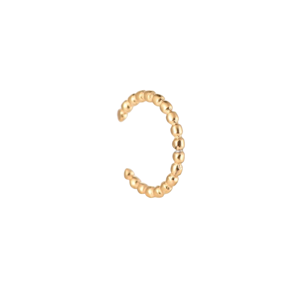 Minimal Beaded Ear Cuff