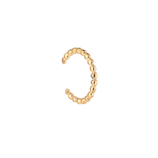 Minimal Beaded Ear Cuff