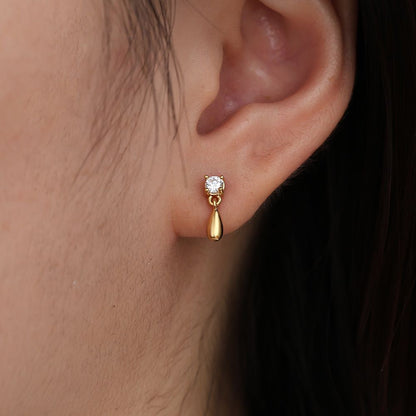 Drop Sparkle Studs