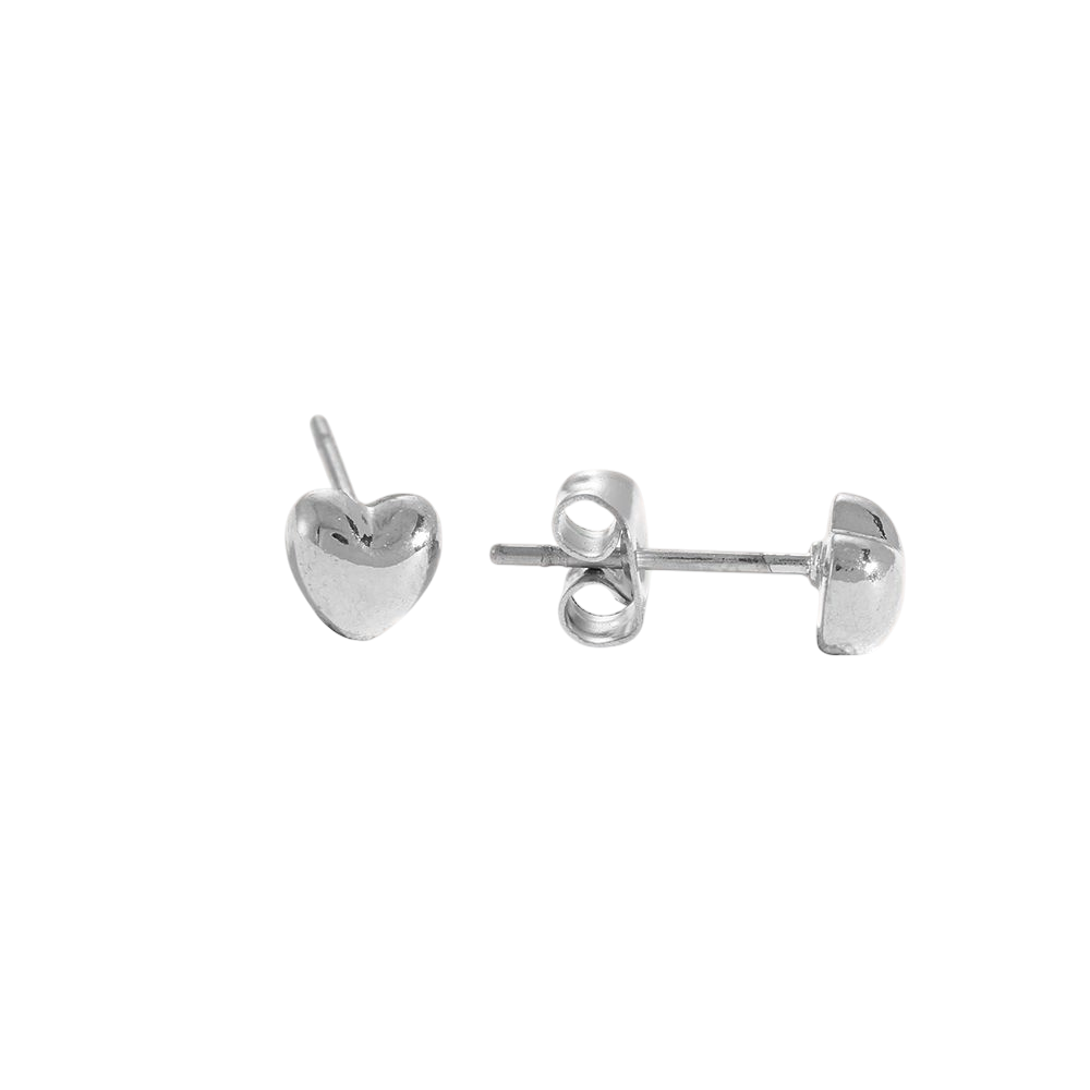 Soft Heart Studs