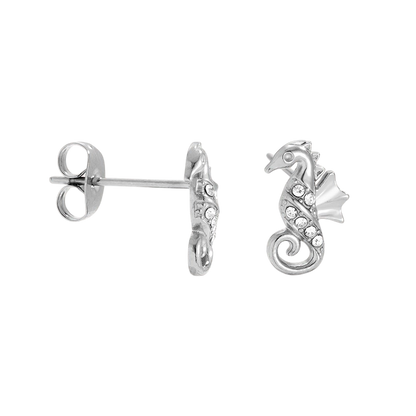 Ocean Seahorse Studs