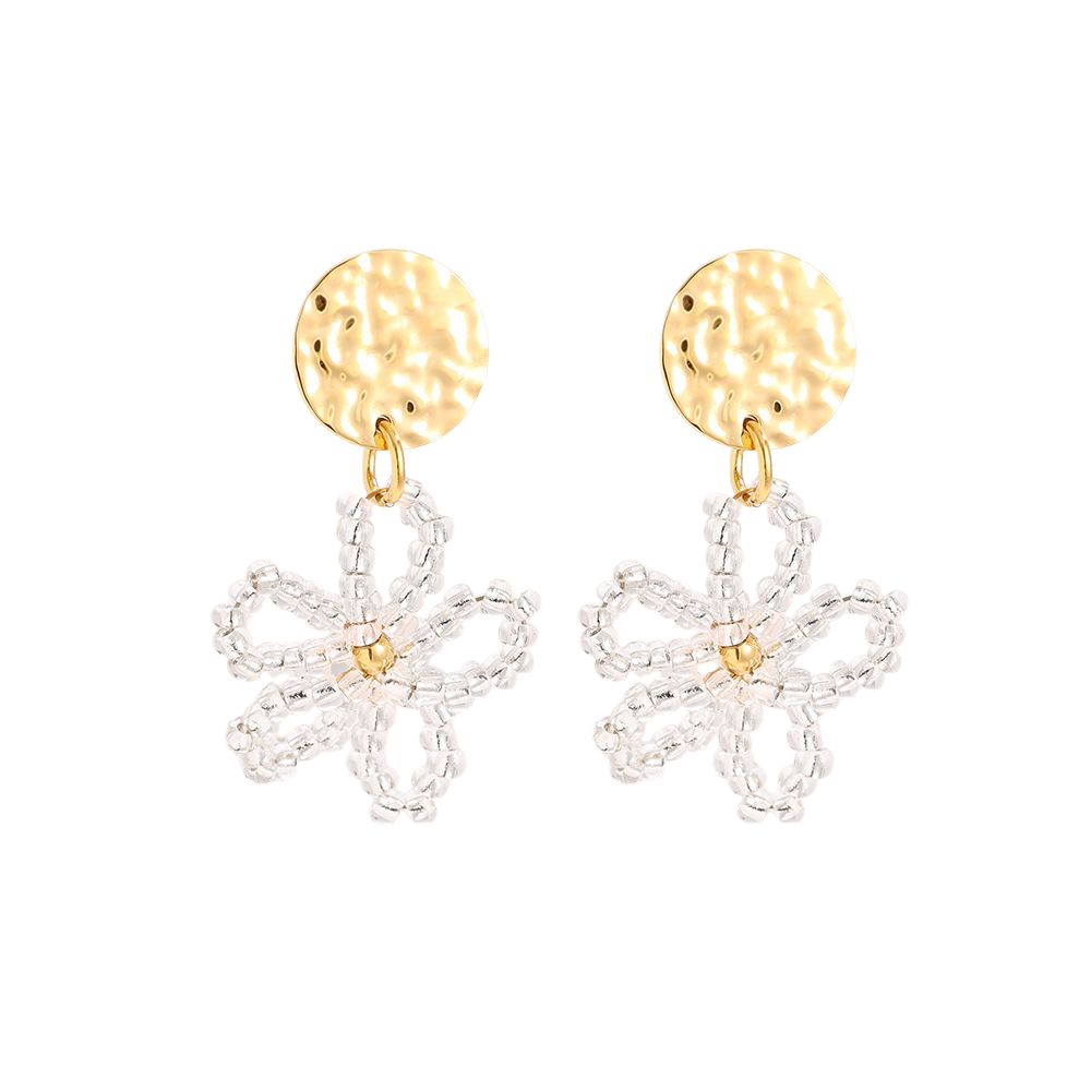 Bloom Beaded Drop Oorbellen