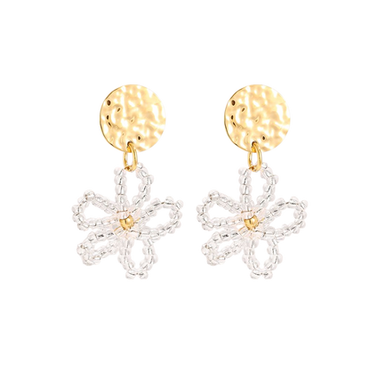 Bloom Beaded Drop Oorbellen