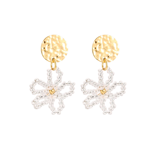 Bloom Beaded Drop Oorbellen