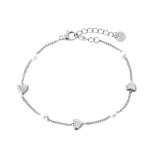 Pearl Heart Armband