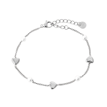 Pearl Heart Armband