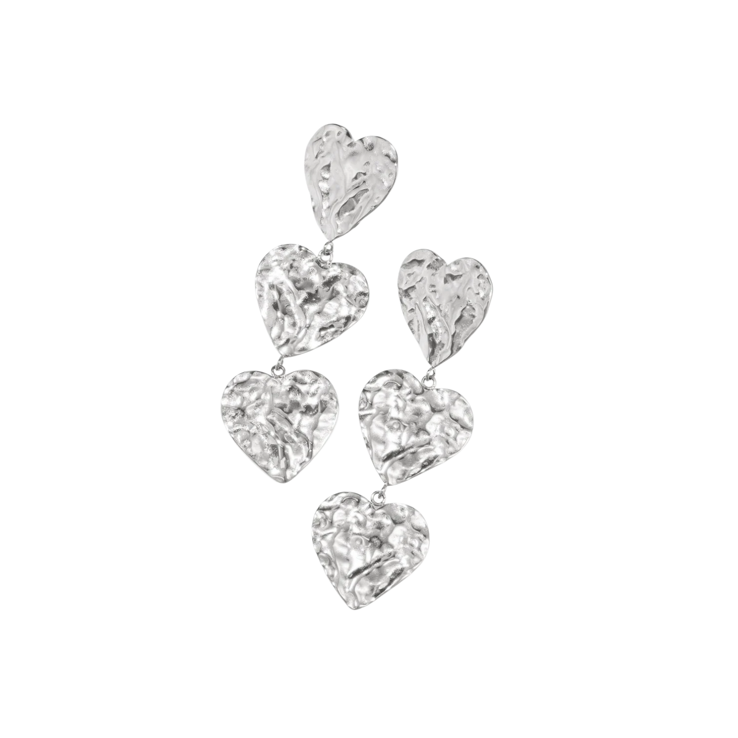 Triple Heart Oorbellen