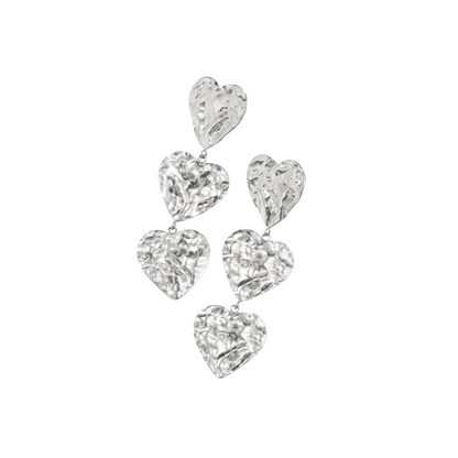 Triple Heart Oorbellen