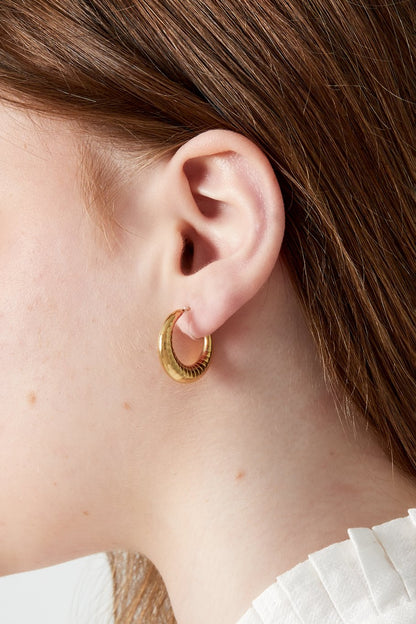 Bold Classic Clip Oorbellen