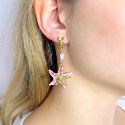 Seastar Pearl Oorbellen