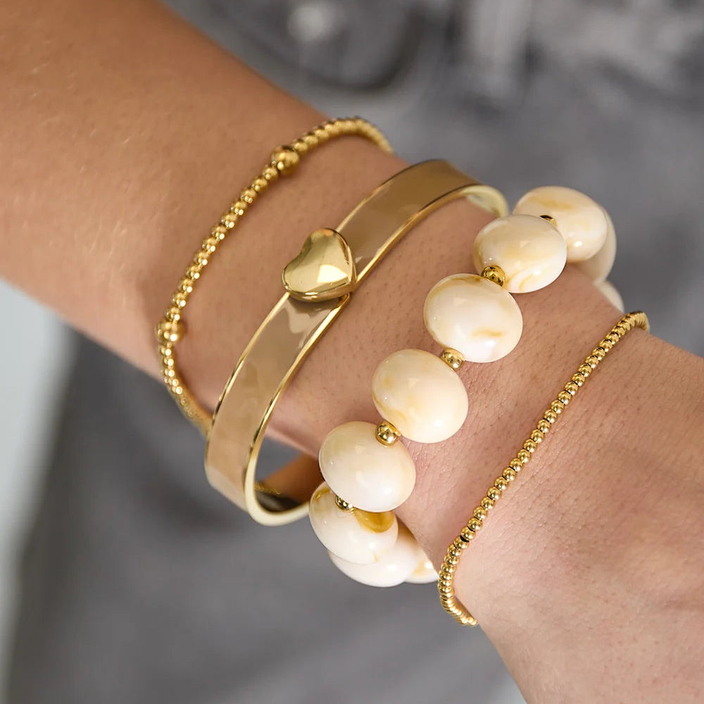 Pearl Glow Stretch Armband