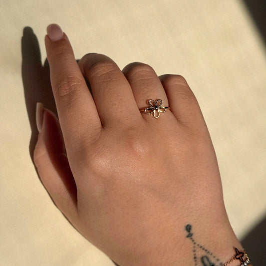 Open Flower Ring
