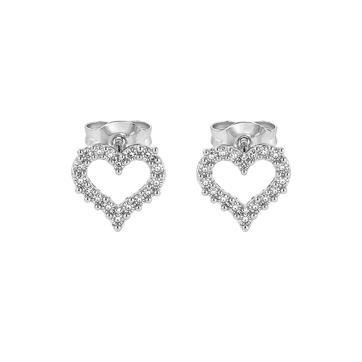 Sparkle Heart Studs