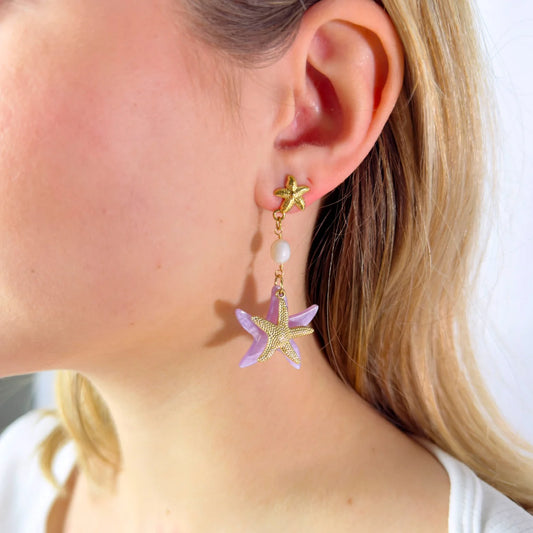Seastar Pearl Oorbellen