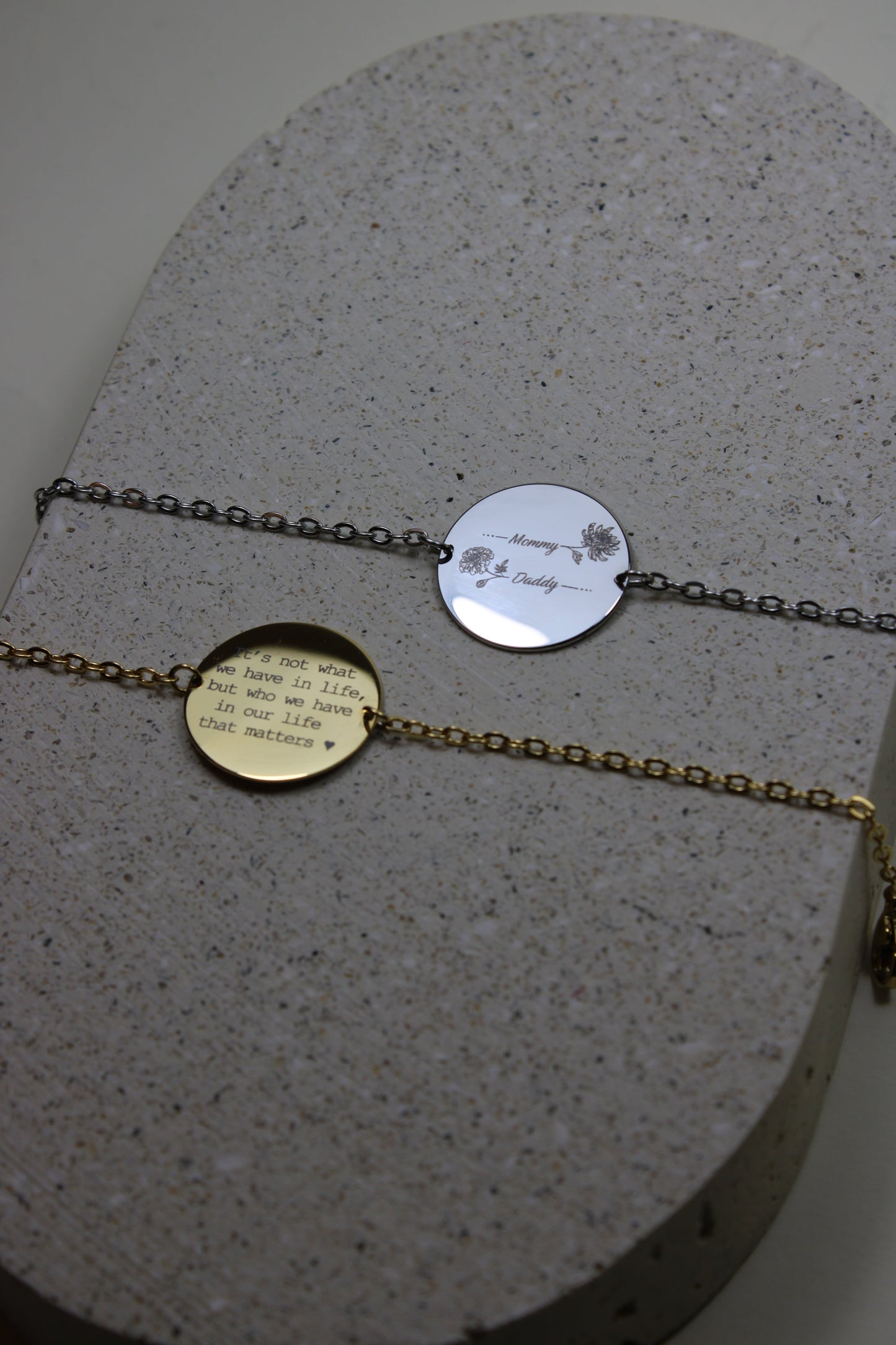 Engraved Coin Armband