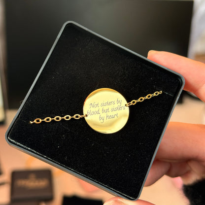 Engraved Coin Armband