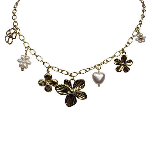 Pearl Bloom Bedel Ketting