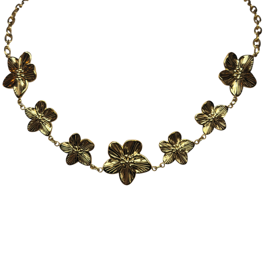 Golden Blossom Bedel Ketting