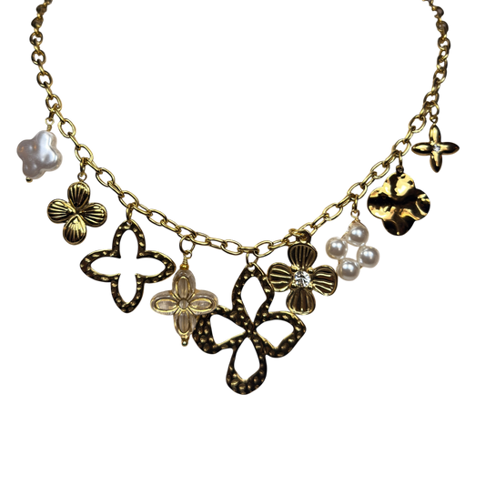 Floral Mix Bedel Ketting