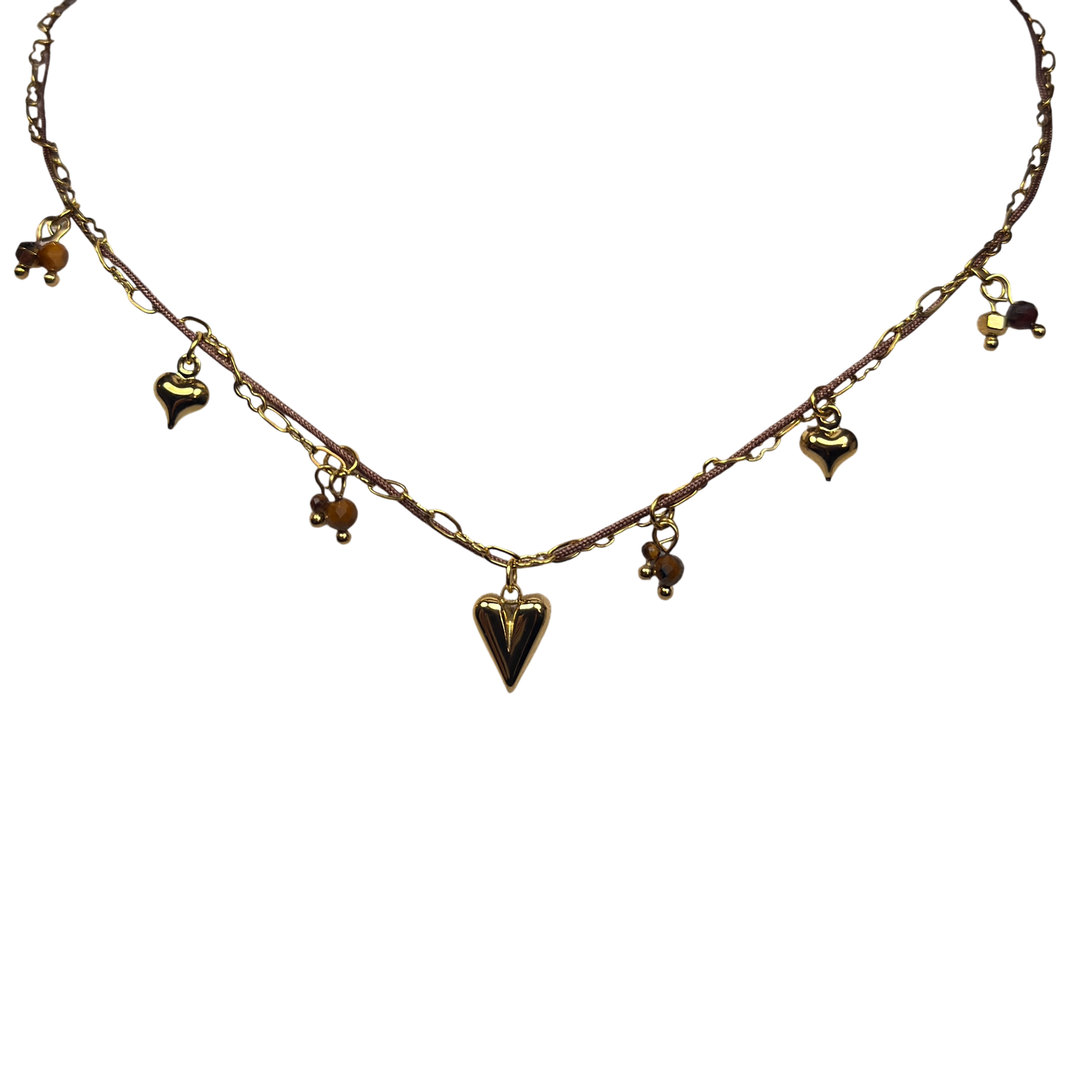 Vintage Heart Bedel Ketting